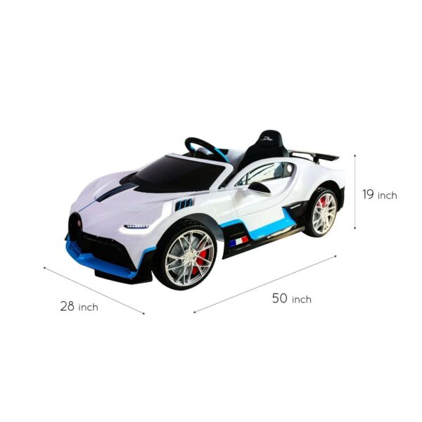 12V Bugatti Divo 1 Seater Ride on Car - Image 2