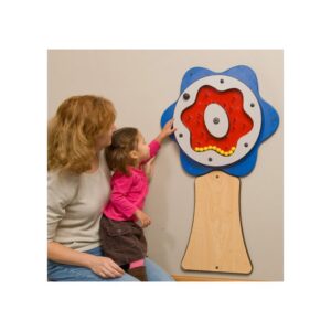 Blue Plinko Flower Activity by Playscapes, 20-PLF-001