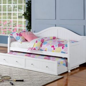 Coaster 300053 Twin Daybed with Trundle in White