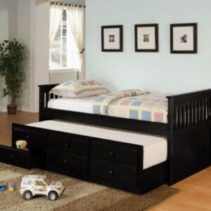 Coaster La Salle Transitional Twin Daybed with Trundle - Black