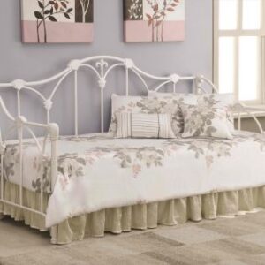 Coaster 300216 Daybed with Floral White Frame