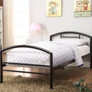 Coaster Baines Twin Metal Bed in Black