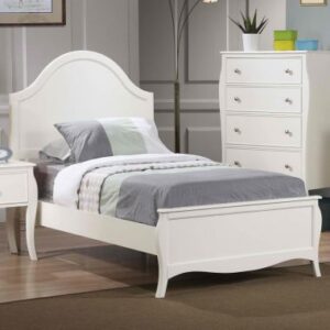 Coaster Dominique Twin Bed in White