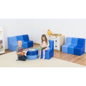 Blue Sunny Sofas & Table by NOVUM