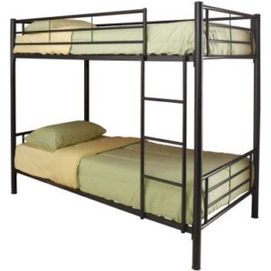 Coaster Hayward Twin Over Twin Bunk Bed in Black