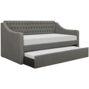 Homelegance LaBelle Daybed with Trundle in Gray