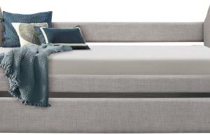 Homelegance Comfrey Daybed with Trundle in Gray