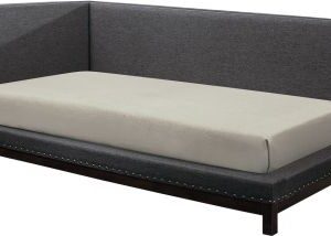 Homelegance Portage Daybed with Wood Frame in Dark Gray