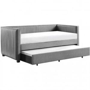 Homelegance Shelburne Daybed with Trundle in Gray