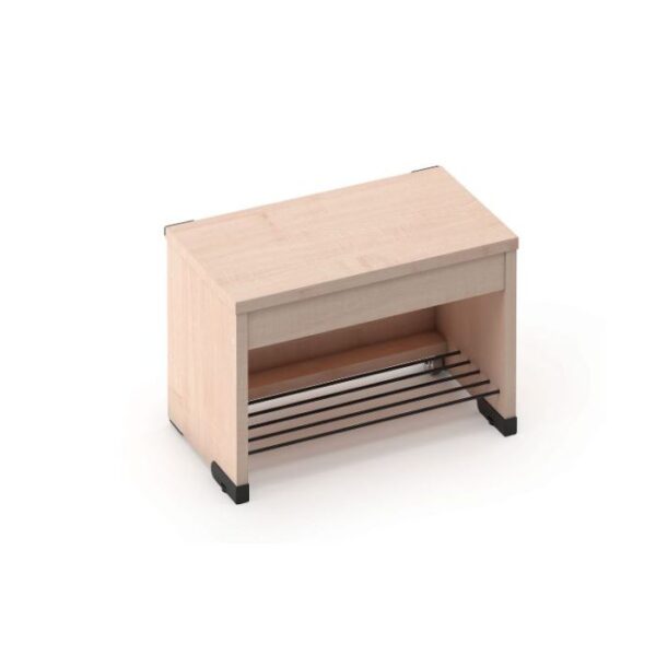 6-Cubby Cloakroom w/3 Movable Seats by NOVUM - 6512481EX - Image 4