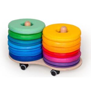 Mobile Trolley with Donut Cushions Set by NOVUM, 6513058