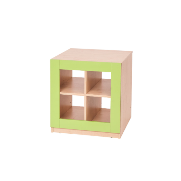 House Partition Cubed Shelf in Green by NOVUM, 6521110 - Image 4