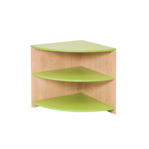 House Partitions Corner Shelf Unit in Green by NOVUM, 6521114