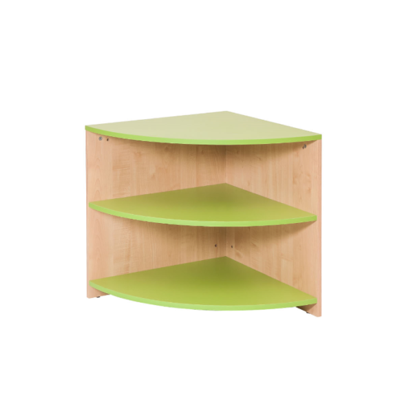 House Partitions Corner Shelf Unit in Green by NOVUM, 6521114