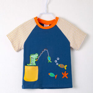 Blue Fish Boy Top