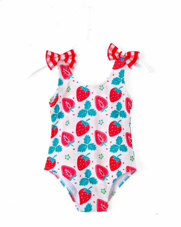 Red Strawberry Girl Swimsuit