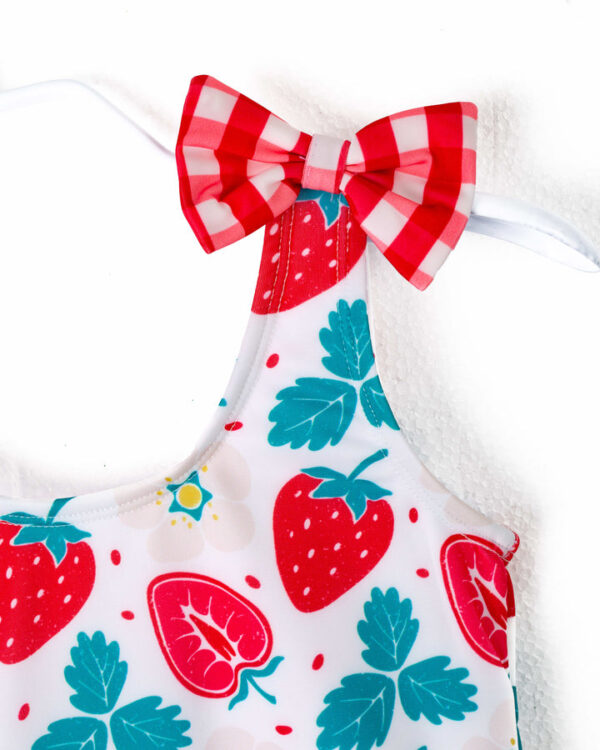 Red Strawberry Girl Swimsuit - Image 3