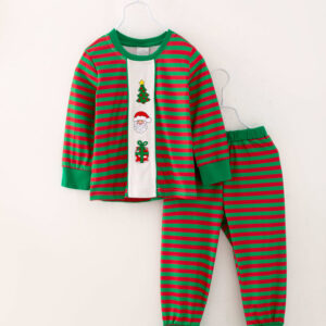 Christmas Stripe Boy Set
