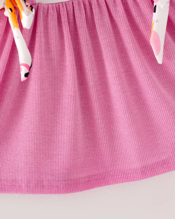 Halloween Pink Pumpkin Girl Bell Bottom Set - Image 4