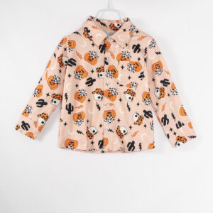 Halloween Pumpkin Print Boy Top