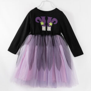 Halloween Purple Girl Tutu Dress
