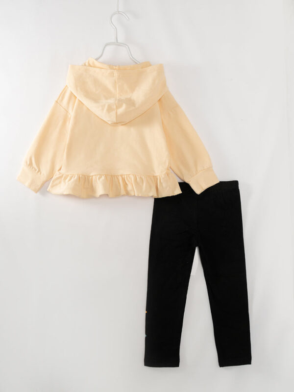 BREEZE LEAVES PLEASE Ruffle Girl Hoodie Set - Image 6