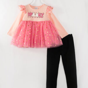 Halloween Pink Spooky Girl Pant Set
