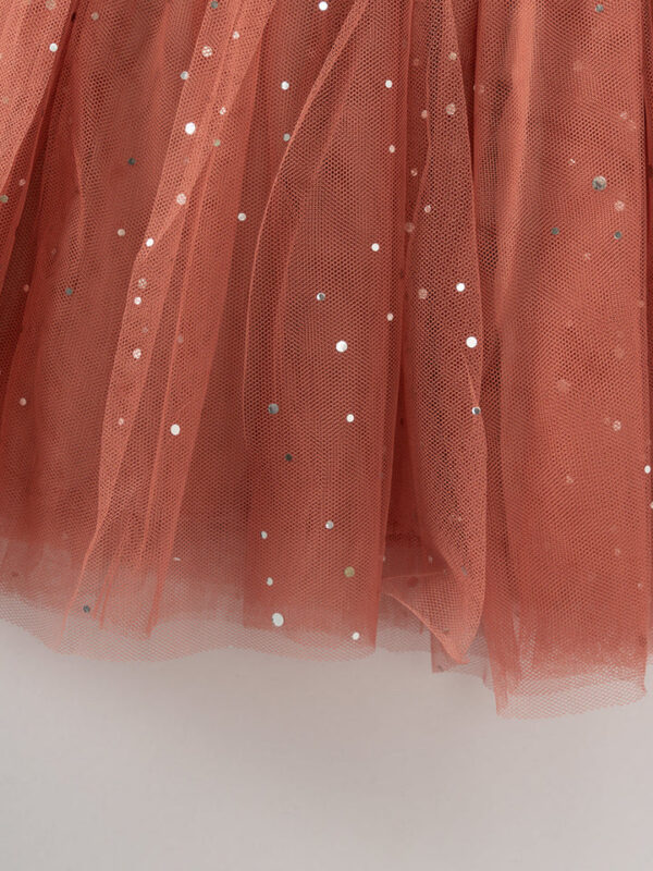 Pink Rainbow Pumpkin Girl Tutu Dress - Image 5