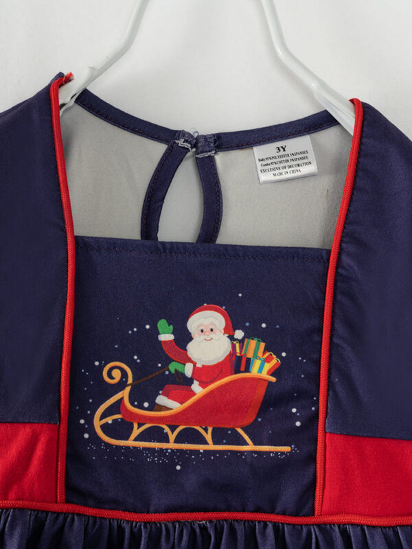 Christmas Santa Claus's Reindeer Girl Dress - Image 3