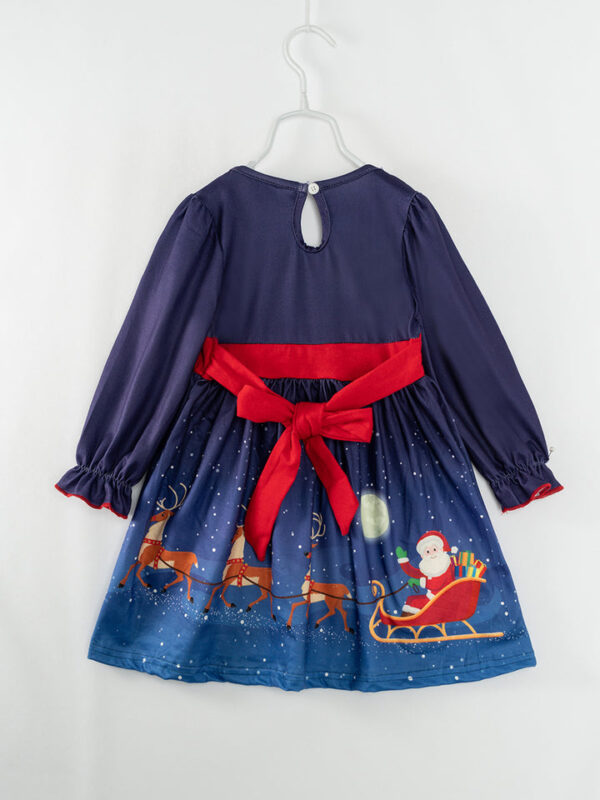 Christmas Santa Claus's Reindeer Girl Dress - Image 6