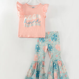 Easter Egg Girl Bell Bottom Outfit