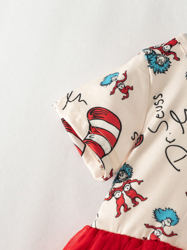Dr. Seuss Hat Girl Tutu Dress - Image 4