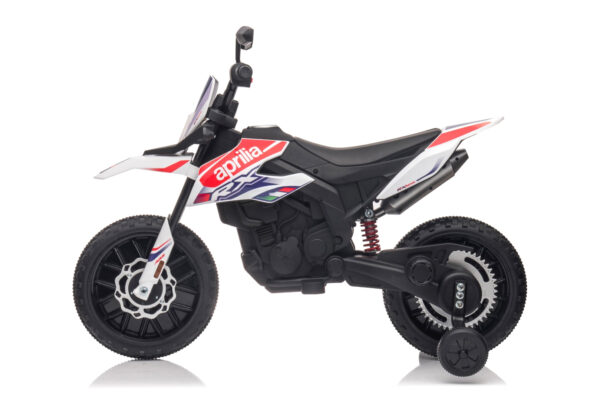 12V Aprilia Motorcycle 1 Seater Ride On for Kids - Image 4