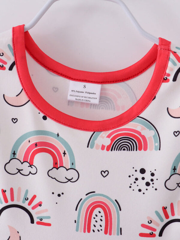 Rainbow Ruffle Girl Dress - Image 3