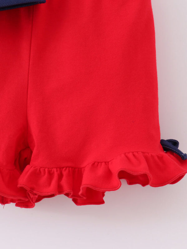 4TH OF JULY Star Ruffle Girl Short Set - Image 5
