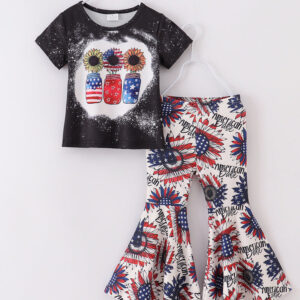 Sunflower Girl Bell Outfit