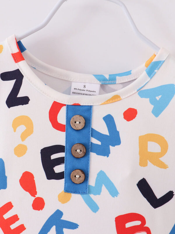 Back to School ABC Alphabet Girl Dress - Image 3
