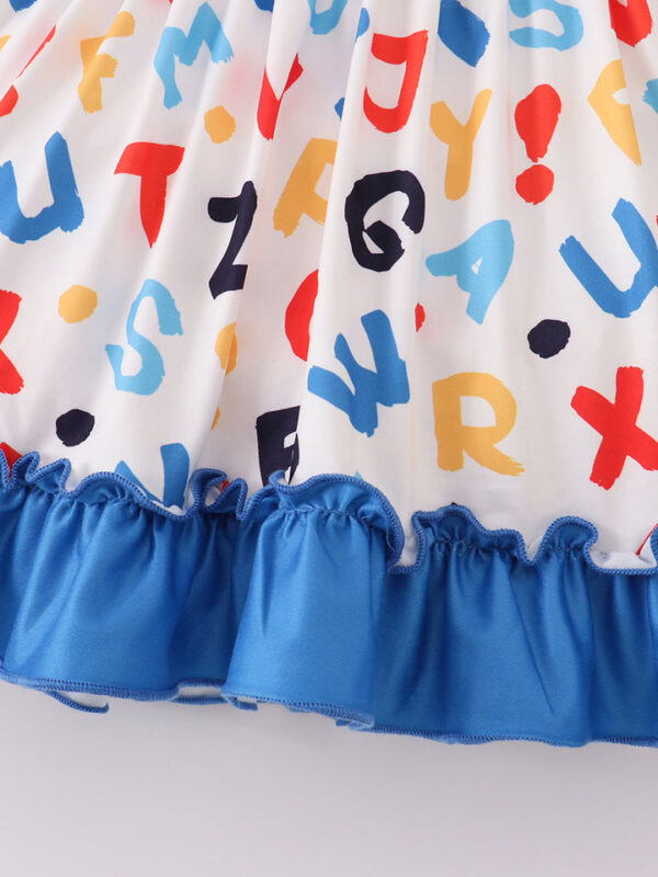 Back to School ABC Alphabet Girl Dress - Image 5