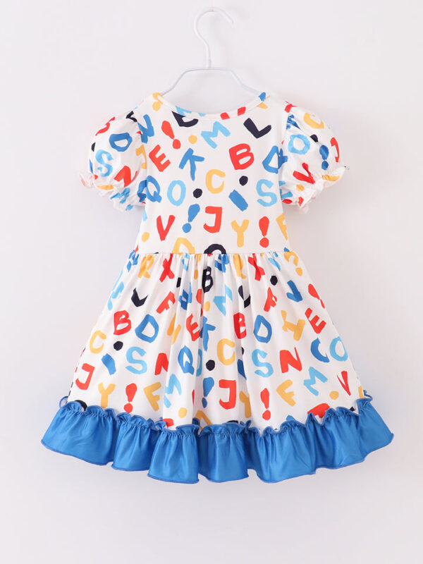Back to School ABC Alphabet Girl Dress - Image 6
