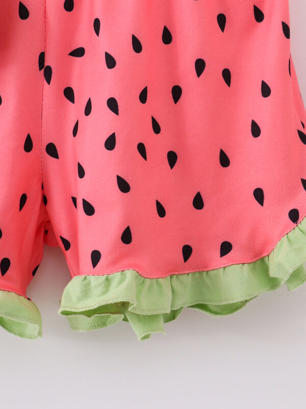 Sweetie Watermelon Ruffle Girl Short Set - Image 5