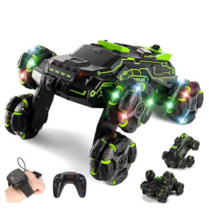 Six Wheel Swing Arm Induction Control Stunt Vehicle