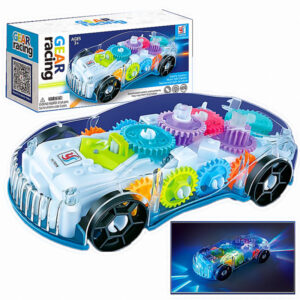 Transparent Electric Music Light Driving Car