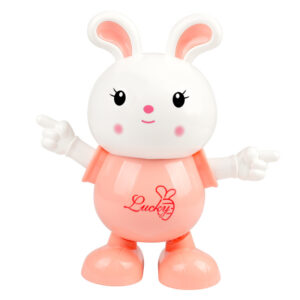 Electric Dancing Bunnies With Lights Music Toys