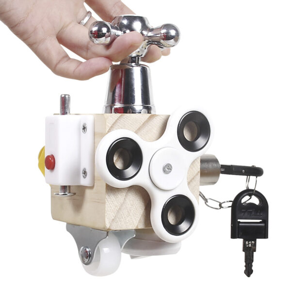 Montessori Lock-opening Busy Board Toy - Image 3