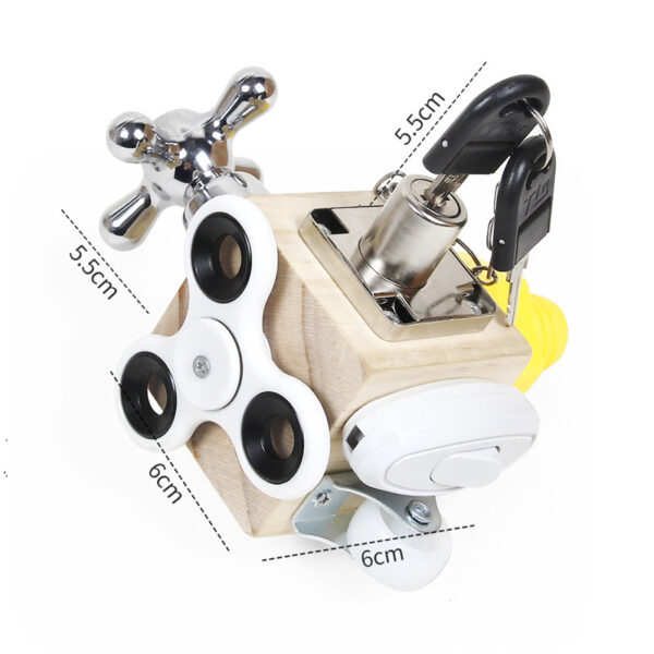 Montessori Lock-opening Busy Board Toy - Image 5