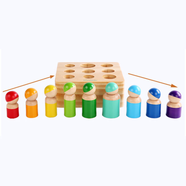 Montessori Wooden Socket Cylinder - Image 5