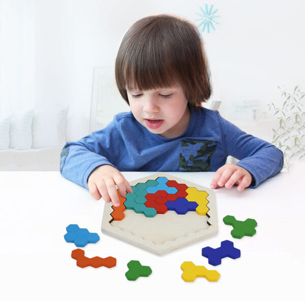 Wooden Changeable Bee Jigsaw Puzzle - Image 3