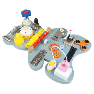 Montessori Wooden Bear Busy Board