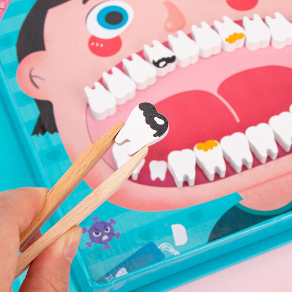 Wooden Oral Simulation Teeth Cleaning Suit - Image 3