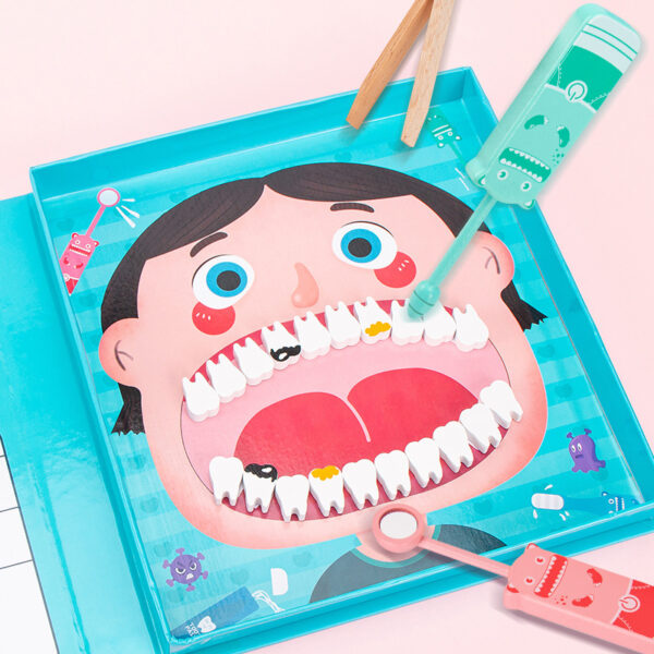 Wooden Oral Simulation Teeth Cleaning Suit - Image 4